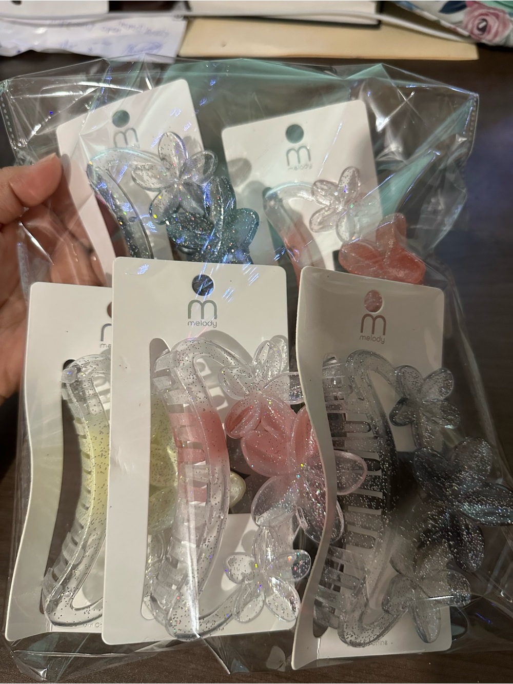 Pack of 5 hair clips